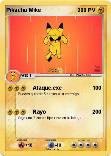 Pokemon Pikachu Mike