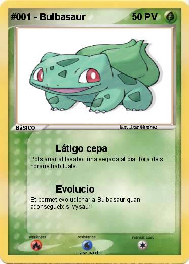 Pokemon #001 - Bulbasaur