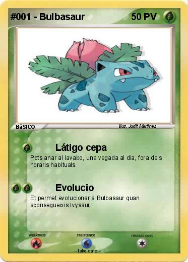 Pokemon #001 - Bulbasaur