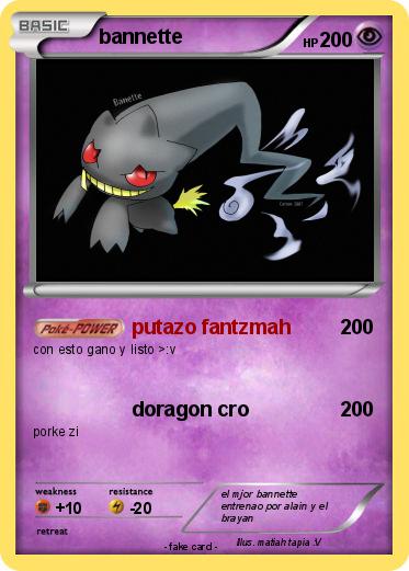 Pokemon bannette