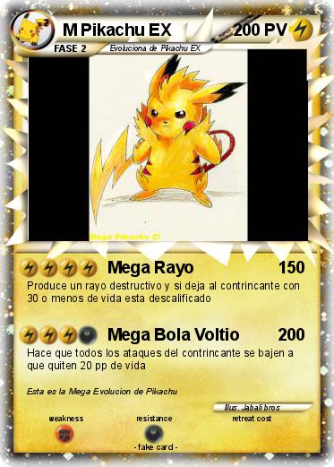 Pokemon M Pikachu EX