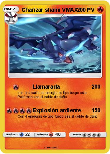 Pokemon Charizar shaini VMAX
