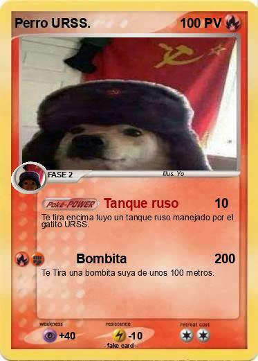 Pokemon Perro URSS.