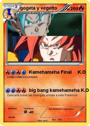 Pokemon gogeta y vegetto