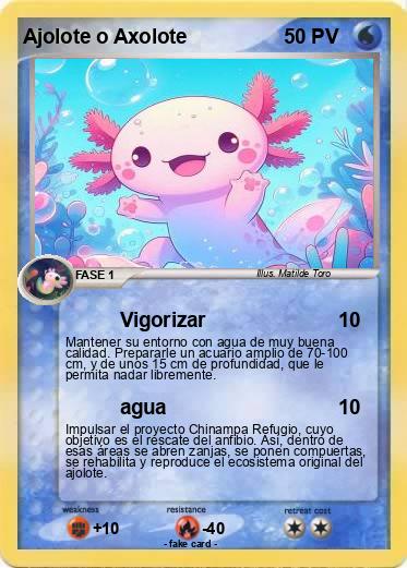 Pokemon Ajolote o Axolote