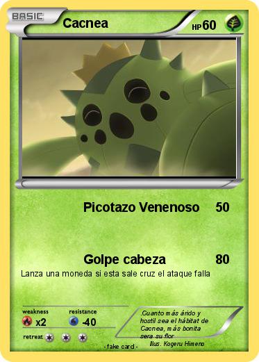 Pokemon Cacnea