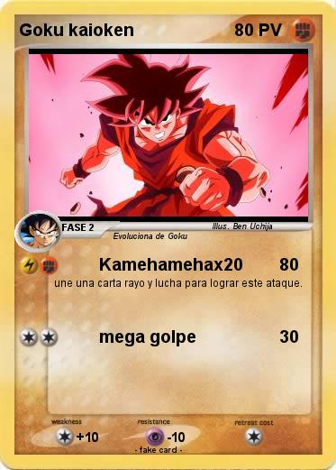 Pokemon Goku kaioken