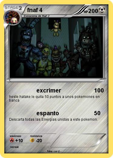 Pokemon fnaf 4