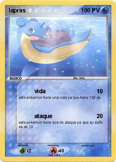 Pokemon lapras