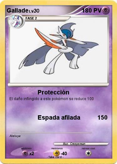 Pokemon Gallade