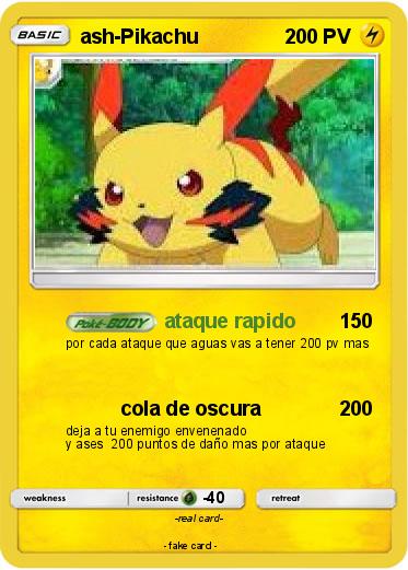 Pokemon ash-Pikachu