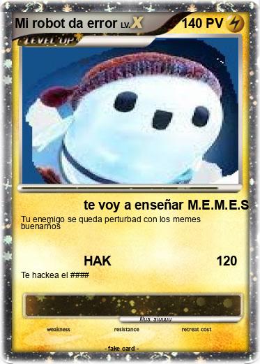 Pokemon Mi robot da error