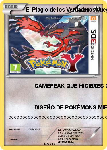 Pokemon El Plagio de los Verdaderos Juegos de Pokémon