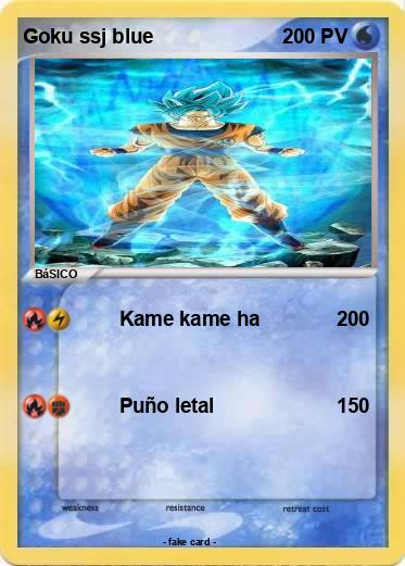 Pokemon Goku ssj blue