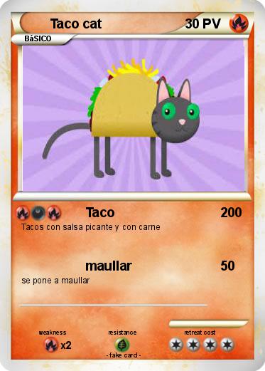 Pokemon Taco cat