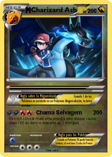 Pokemon Charizard Ash