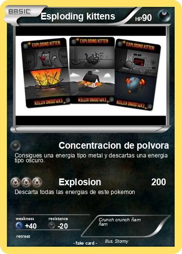 Pokemon Esploding kittens