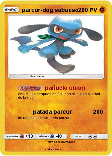 Pokemon parcur-dog sabueso