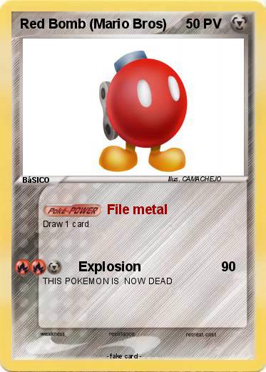 Pokemon Red Bomb (Mario Bros)