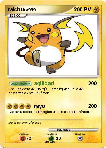 Pokemon raichu