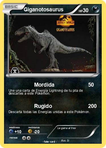 Pokemon Giganotosaurus