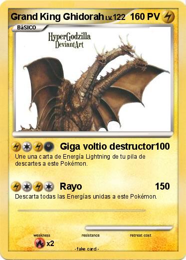 Pokemon Grand King Ghidorah