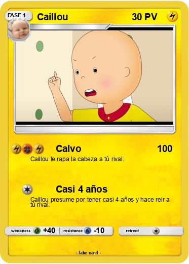 Pokemon Caillou