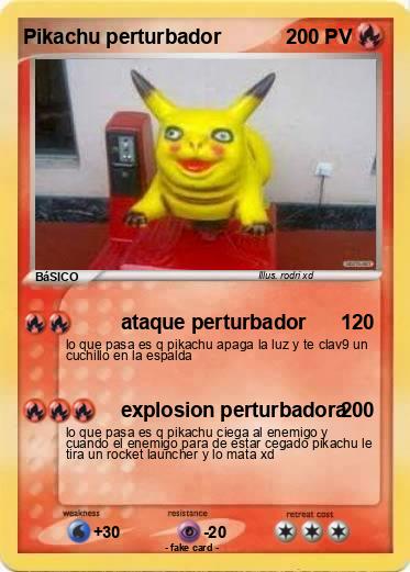 Pokemon Pikachu perturbador