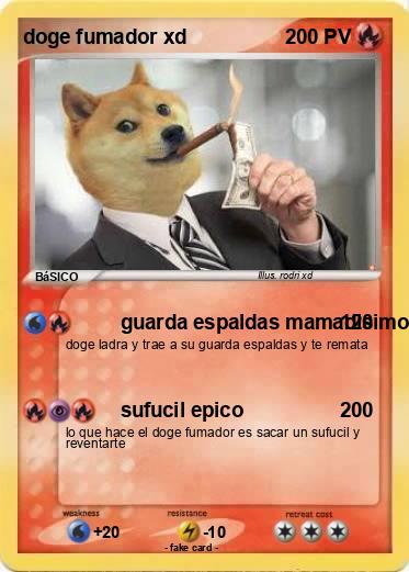 Pokemon doge fumador xd