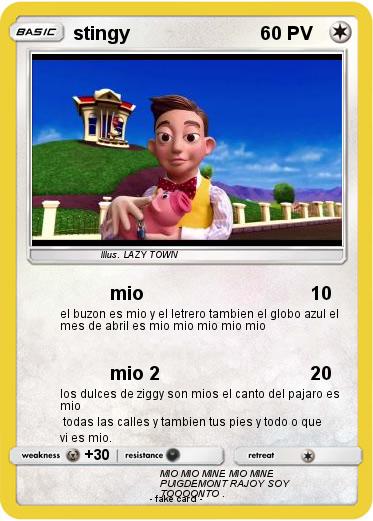 Pokemon stingy
