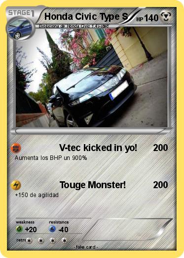 Pokemon Honda Civic Type S