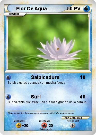 Pokemon Flor De Agua