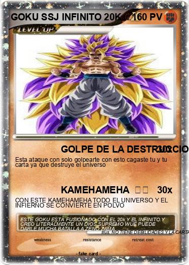Pokemon GOKU SSJ INFINITO 20K