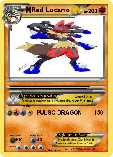 Pokemon Red Lucario