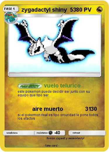 Pokemon zygadactyl shiny  53