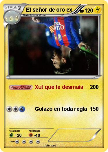 Pokemon El señor de oro ex