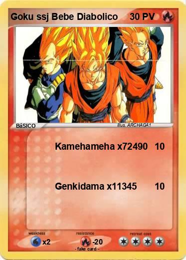 Pokemon Goku ssj Bebe Diabolico