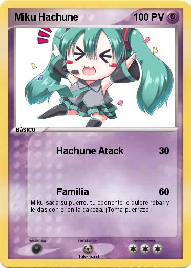 Pokemon Miku Hachune