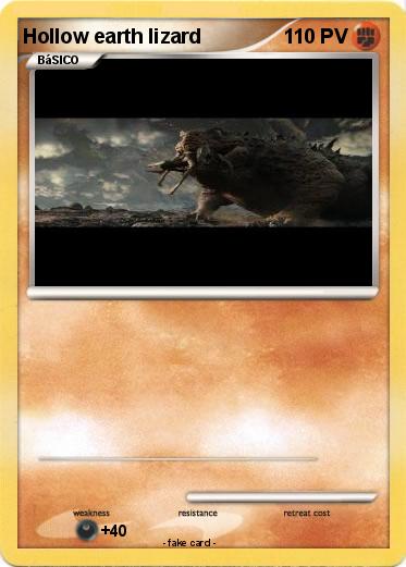 Pokemon Hollow earth lizard