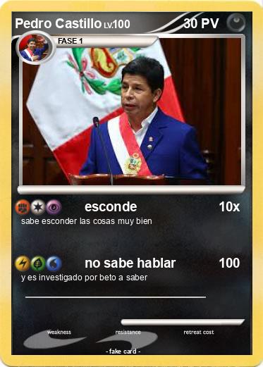 Pokemon Pedro Castillo
