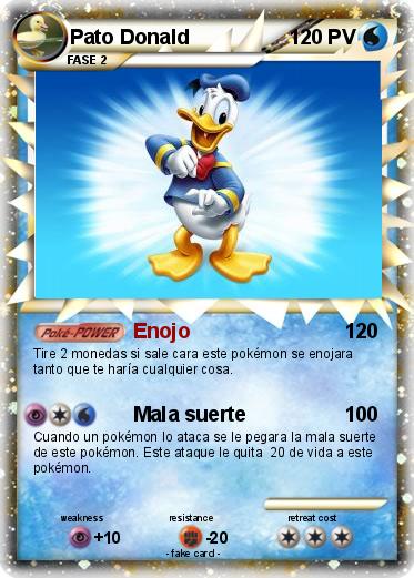 Pokemon Pato Donald