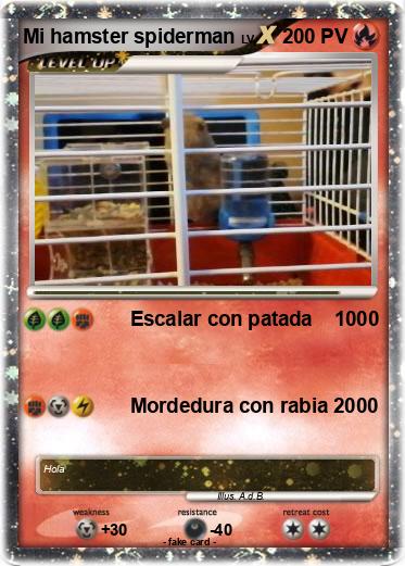 Pokemon Mi hamster spiderman