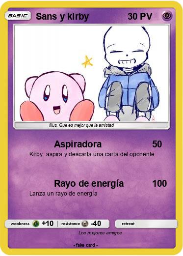 Pokemon Sans y kirby