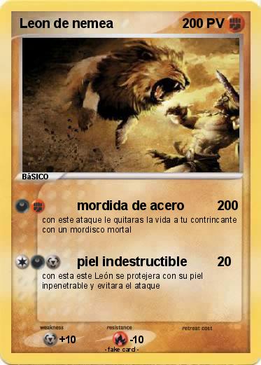 Pokemon Leon de nemea