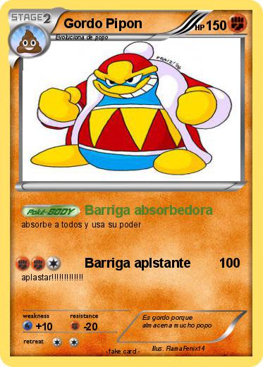 Pokemon Gordo Pipon
