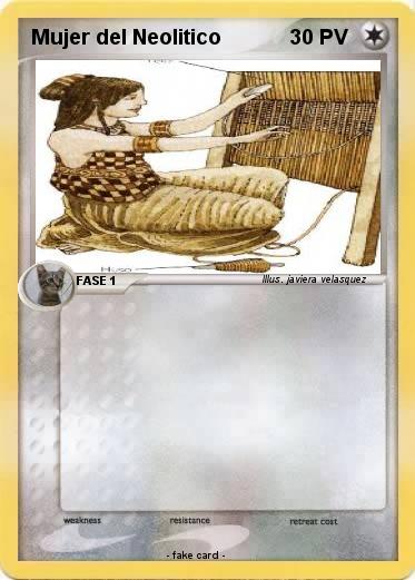 Pokemon Mujer del Neolitico