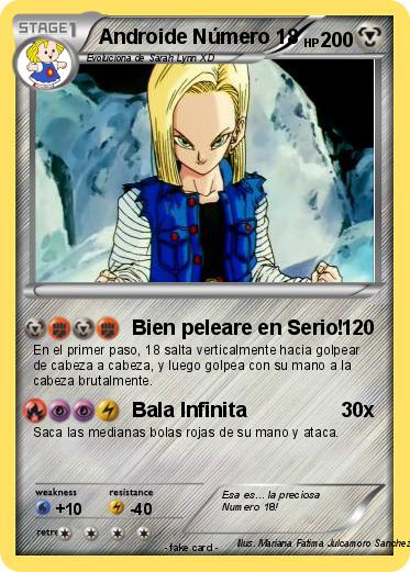 Pokemon Androide Número 18