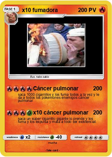 Pokemon x10 fumadora