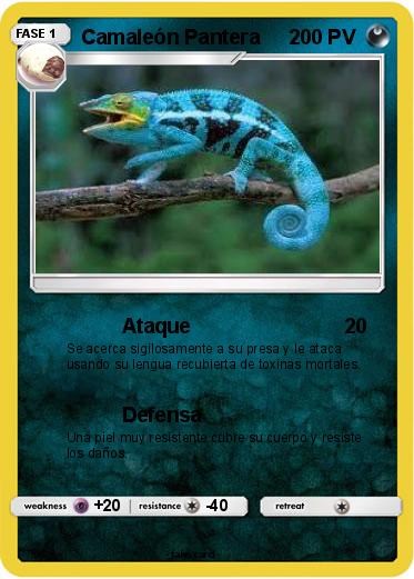 Pokemon Camaleón Pantera