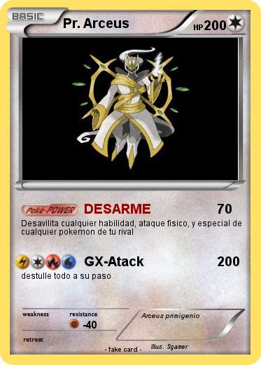Pokemon Pr. Arceus